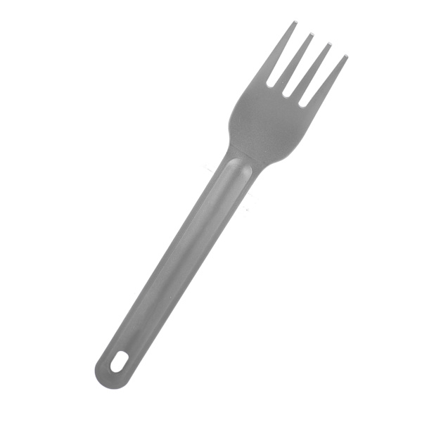 Lättvikts Slitstark Titan Spork Sked Metall Bestick Set för Utomhus Camping (Titan Gaffel)