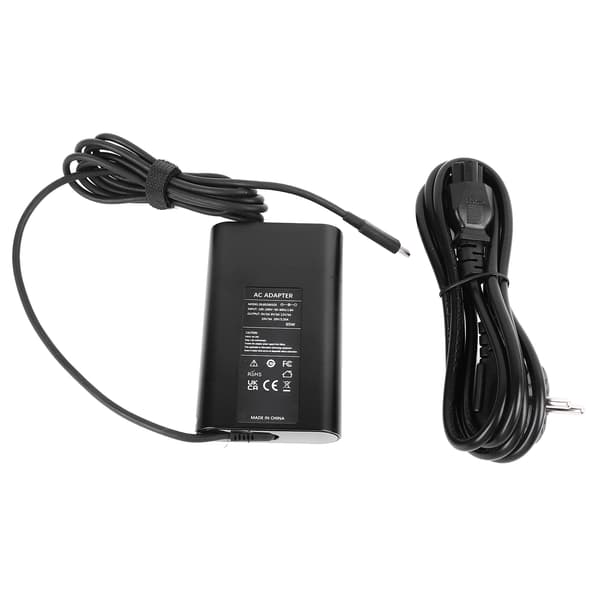 Type C bærbar strømadapter 65W 20V 3.25A Multi-beskyttelse Type C bærbar oplader til computer tablet EU-stik 100-240V