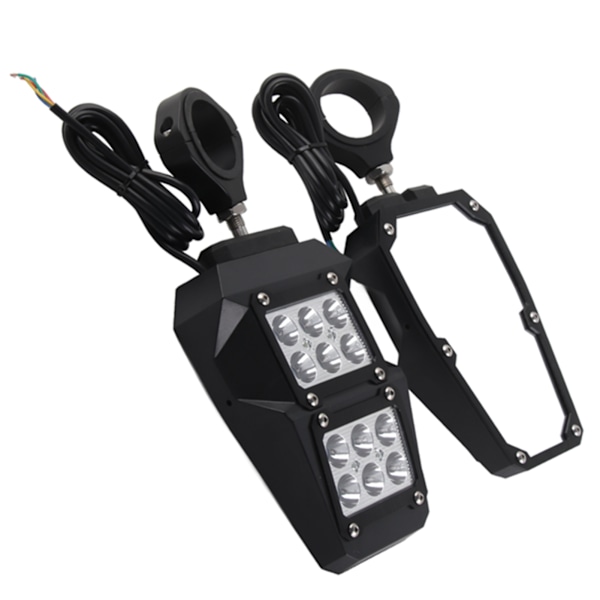 UTV Sidespeil 360 Grader Justerbart med LED-lys Passer for Polaris RZR/Ranger