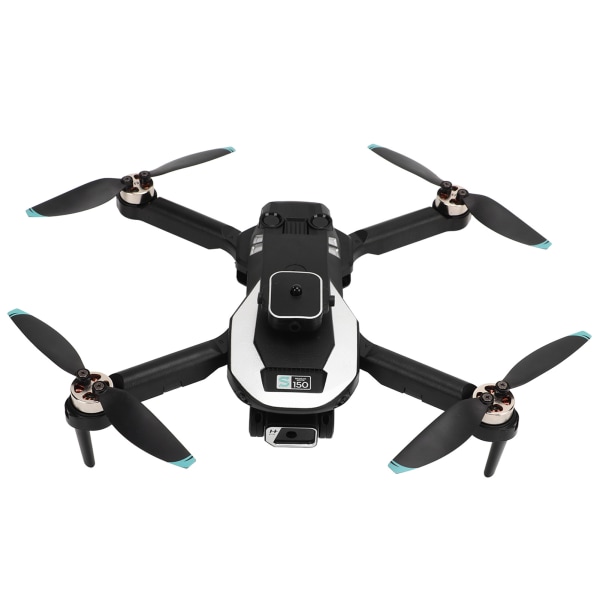 S150 Areial Drone Borstlös optisk flödespositionering HD Dual Camera Headless Mode Hinder Undvik drone med inbyggt batteri för ålder 14 och äldre