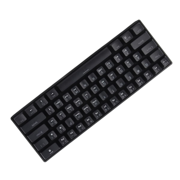 Mekaniskt tangentbord 61 tangenter Dual Mode Färg Bakgrundsbelyst Gaming Universella Datortillbehör