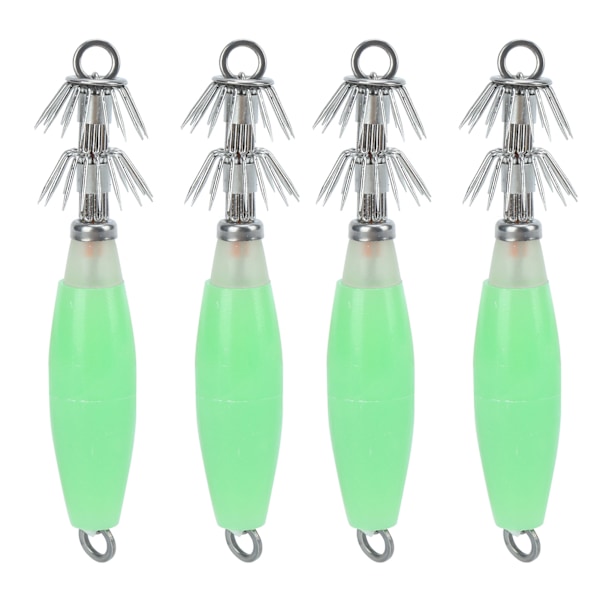 Squid Hook Noctilucent Squid Cuttlefish Lure Jigs Fluorescent Fishing Bait Head Hooks