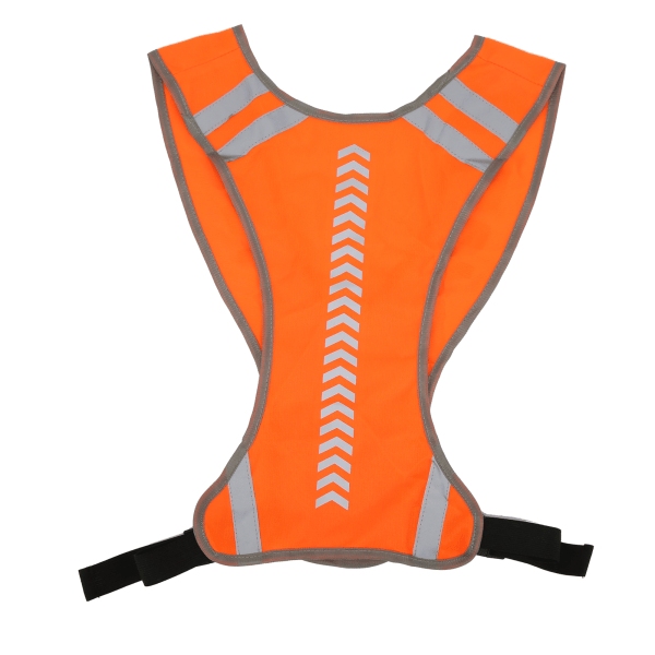 Høy synlighet sikkerhetsvest Justerbar reflekterende jakke for løping Jogging Gange Sykling