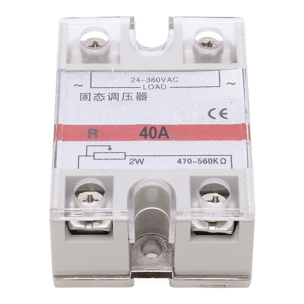 Solid State Spændingsregulator SSVR AC Spændingsmodstandsværdiregulering 40A 24-380VAC