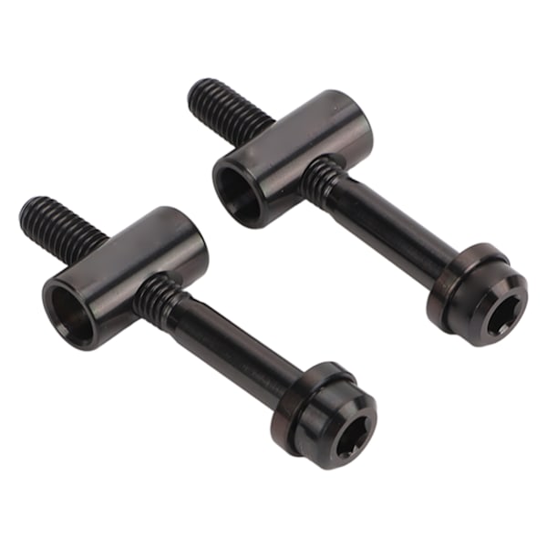 2 ST RISK M5 X 40mm Cykel Sadelstolpe Skruv Sadelstolpe Fästskruv Cykel gör-det-själv reservdelar Svart