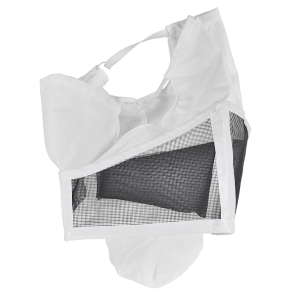 Bihattraktion Design Andningsbar Mesh Vit Kant Biodlare Cowboyhatt För Biodling Jakt Vandring