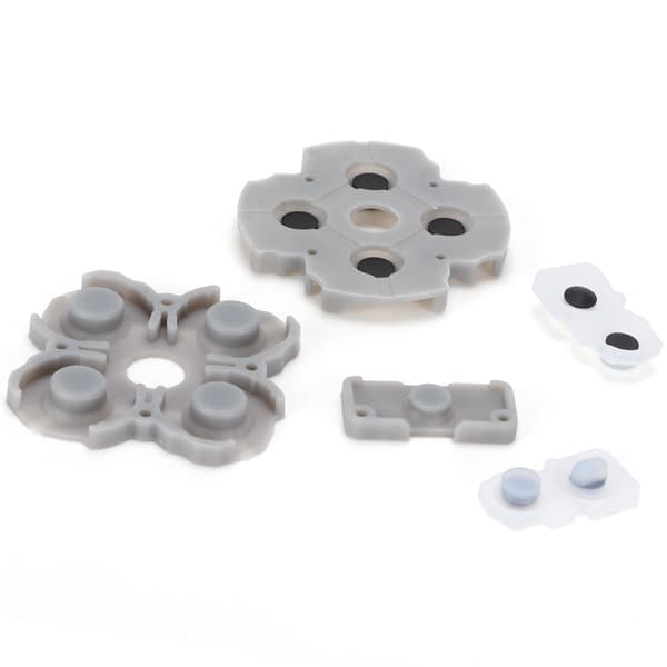 PS5 Controller Silikone Ledende Gummipuder Håndtag Knapper Reparations Udskiftningsdele