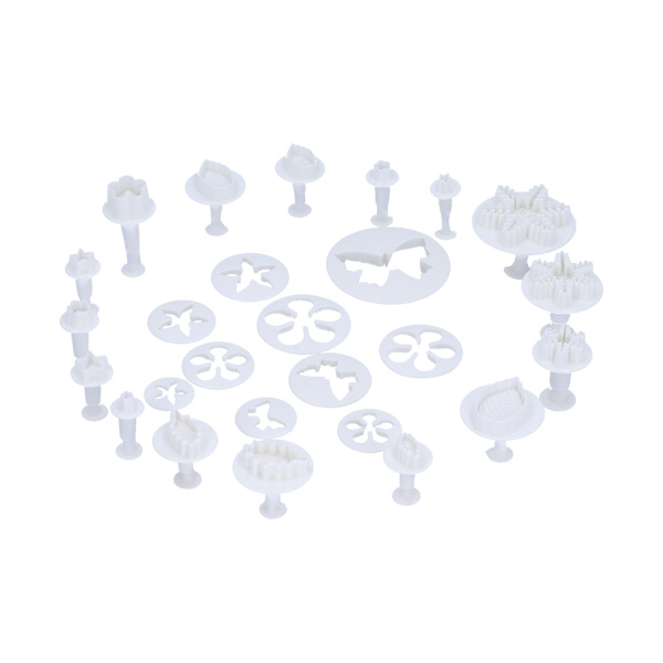 37PCS/Set Fondant Cake Mold Cookies Biscuits Cutter Mould Cake Decoration Tool Set