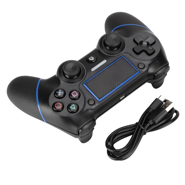 PS4-3 Trådløs Spilkontroller ABS Sort Klassisk Ergonomisk Udseende