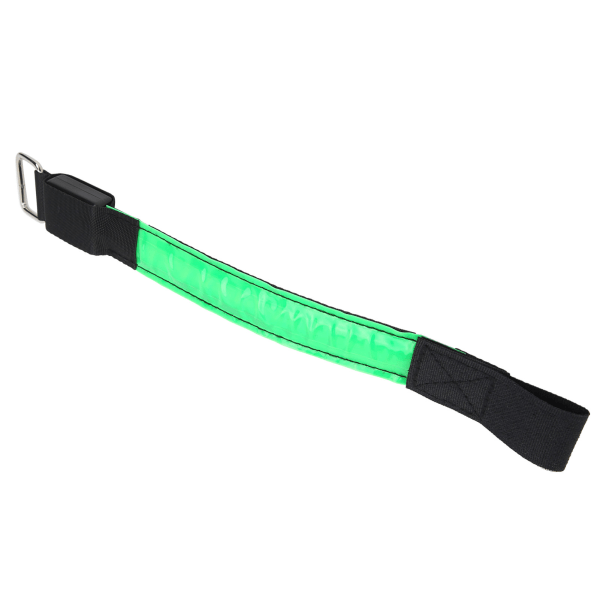 Utendørs Nattløpslys Armbånd med LED Glow Armbånd Lys Reflekterende Sport Belt Grønn
