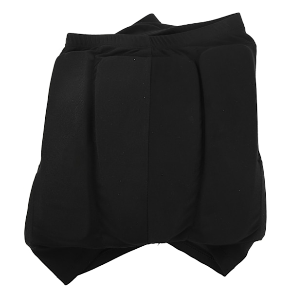 Beskyttende Shorts Nylon og EVA Hudvennlig Varmebestandig Beskyttende Shorts for Sykling Ski Sport Svart M