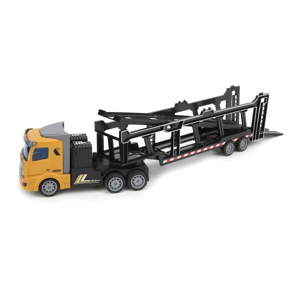 Barne lastebil leketøy modell 1:48 legering super lastebil kjøretøy simulering transporter modell leker Gul legering engineering lastebil (ikke utstyrt med vogn)