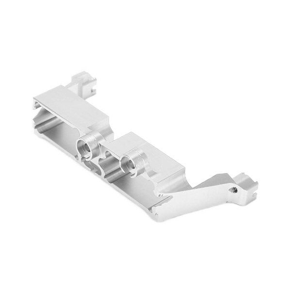 Differensialsperre Brakett Aluminium Legering Servo Feste for Traxxas TRX4 1/10 RC Bil Sølv