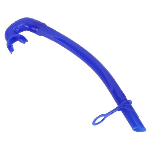 Dykkersnorkel Foldbar Lugtfri silikone L-form 38 cm Blød fridykning våd snorkel til træning Blå