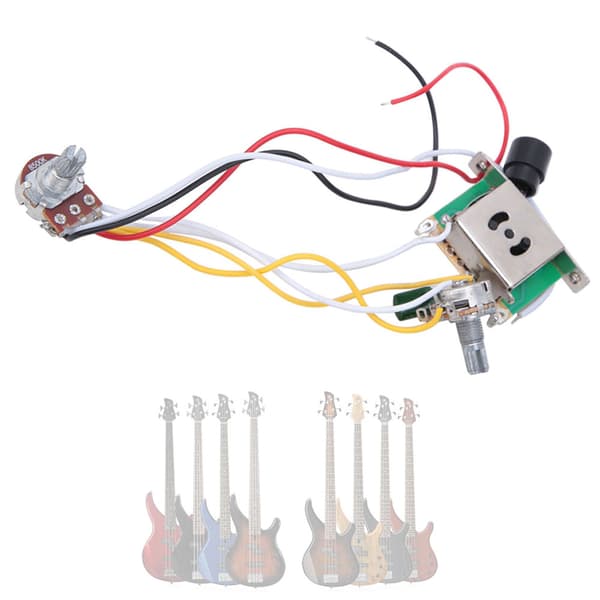 Gitarr Kablage Elektronik Kit 500K Potentiometer Musikinstrument Tillbehör