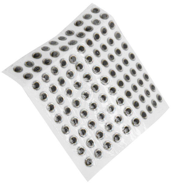Fiske Lockbete Öga Epoxi Droppe Plast 3D Realistiska Fiskeögon för Tillverkning av Fiskebete 6mm
