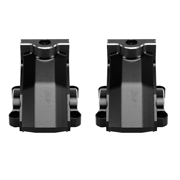 2 kpl RC-auton vaihteiston kotelon korvaus TRAXXAS 1/5 RC-autolle Alumiiniseos Etu Taka Universaali Differentiaalikansi Musta