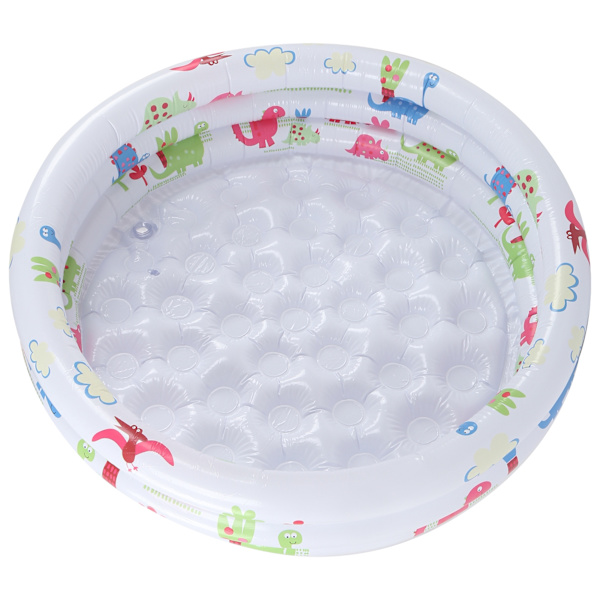 90CM Baby Swimming Pool Dinosaur Mønster Rund Oppustelig Børne Vandlege Pool