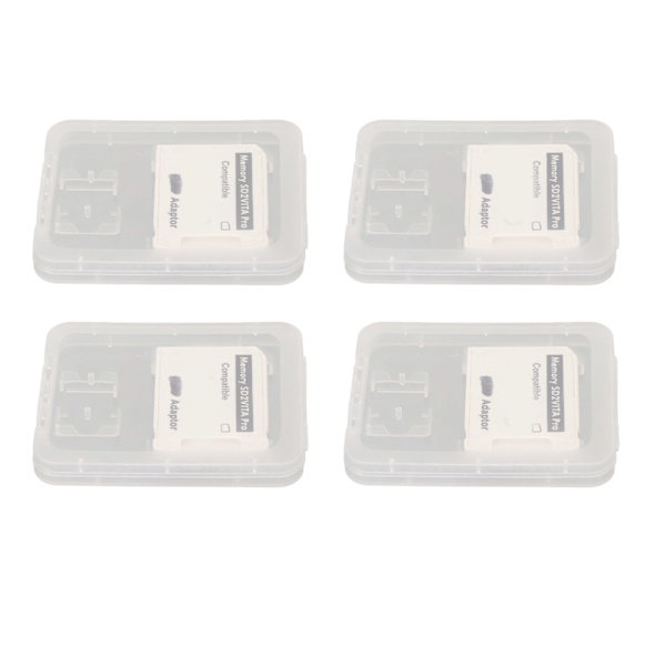 4 stk SD2Vita 5.0 Memory Card Adapter Professionel Standard SD2Vita Memory Card Converter til PSV Vita 1000 2000 til PS TV