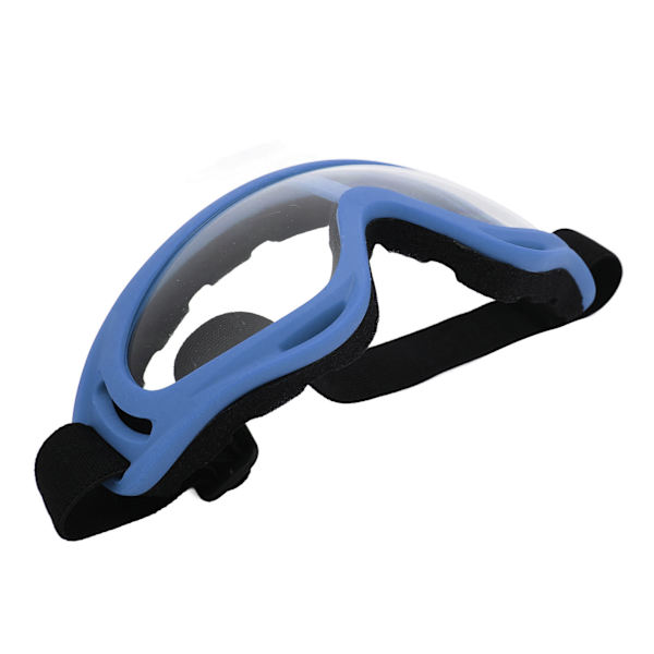 Slalåmbriller PC Transparent Linser UV-beskyttelse Vindtett Justerbart Hodebånd Snowboardbriller for Menn Kvinner Mørkeblå Ramme