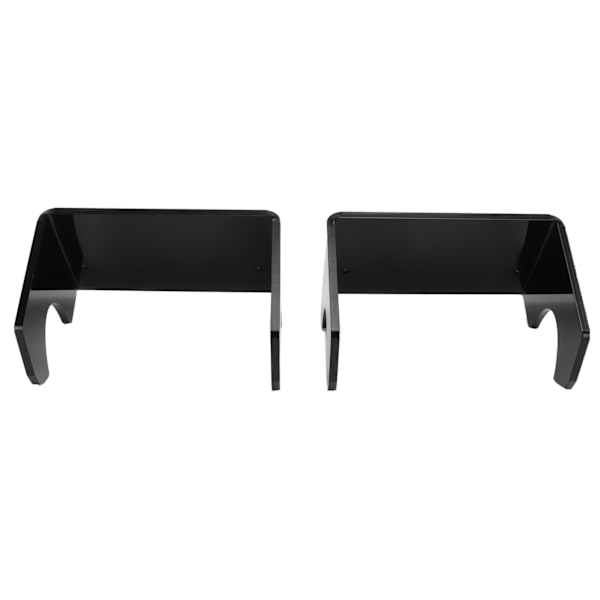 2 stk. Langt Skateboard Oppbevaringsstativ Longboard Veggmontert Holder for Soverom Stue Svart