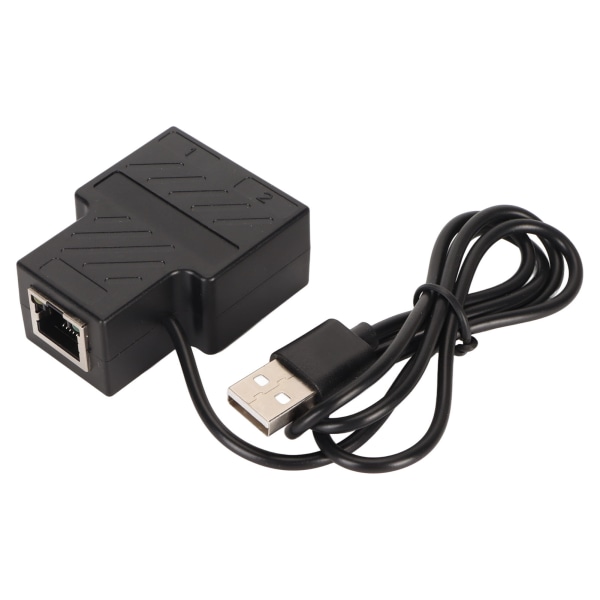 Ethernet Splitter 100M 1 til 2 Forgyldt Pin Beskyttet Lag Stærk PVC LAN Splitter til ADSL Hub Switcher TV Router