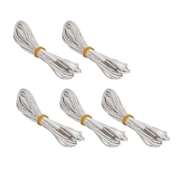 5PCS Värmare Patroner Rostfritt Stål Nickel Krom Tråd 70W 3D Skrivare Värmeelement för Ender 3 24V 2M