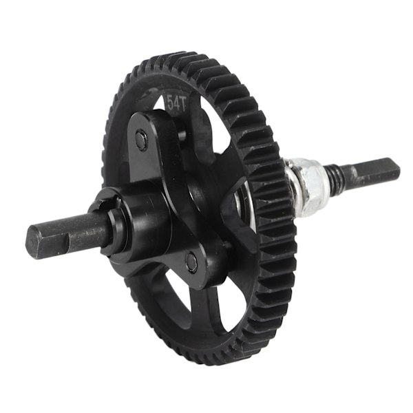 Differential Slipper Clutch 54T Aluminium Stål Differential Gear Slipper Clutch til Traxxas Slash 4x4 1/10 RC Bil Sort