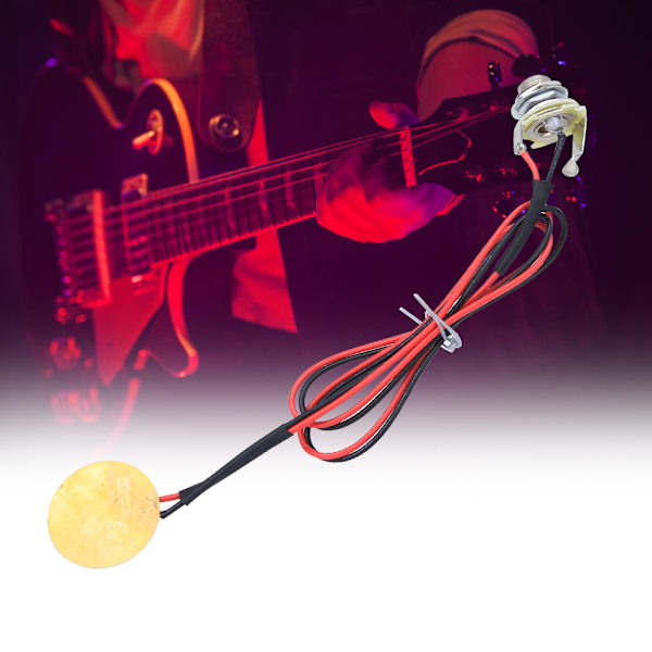 Profesjonell akustisk gitar pickup svinger Ukulele mikrofon mandolin instrumenter tilbehør