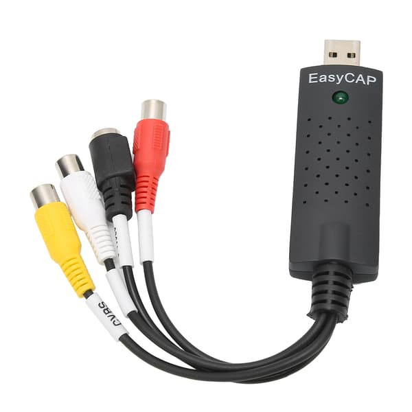 USB 2.0 4-kanals DVD VHS Stereo Audio Video Capture Card til Windows