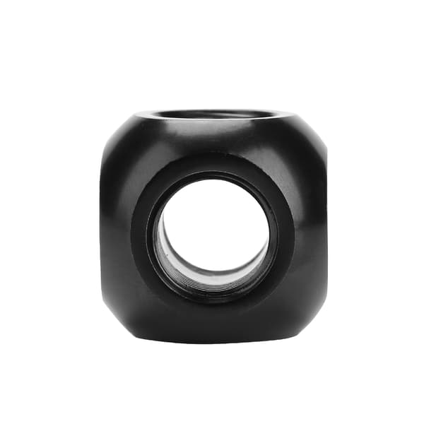 Computer Vandkøling Fitting Sfærisk Konnektor G1/4 Gevind 3-vejs Messing Adapter Sort