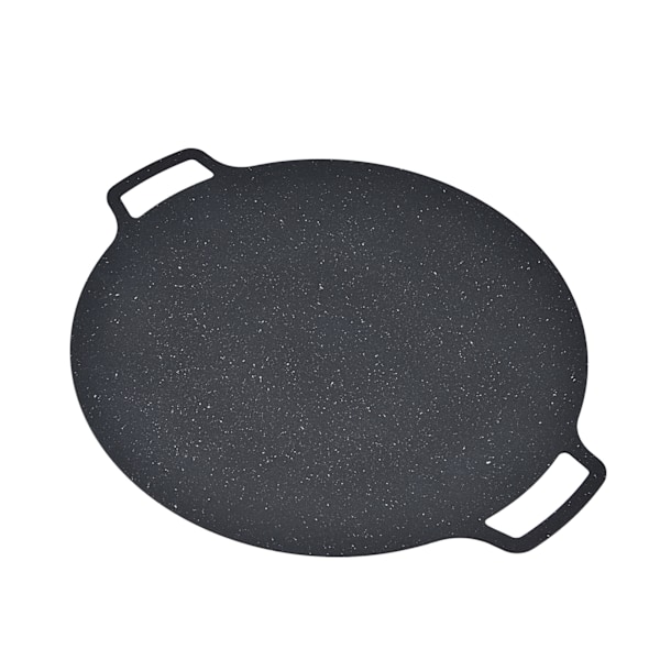 Koreansk BBQ Grillpande Jern Non-stick Varmebestandig Rund Grillbakke til Svinekød Pandekager 30cm/11.81in