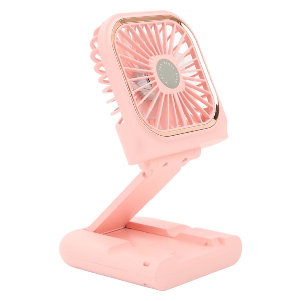 Kädessä pidettävä kokoontaitettava kaulatuuletin, monitoiminen varavirtalähde, puhelinpidike, kannettava pöytätuuletin, USB mini kokoontaitettava riippuva kaulatuuletin, pinkki