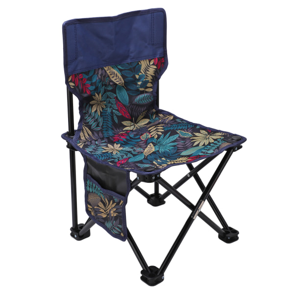 Kannettava kokoontaittuva tuoli vedenpitävä Liukumisen estävä suuri laakerikapasiteetti ulkoleirintätuoli kalastukseen Beach Maple Blue