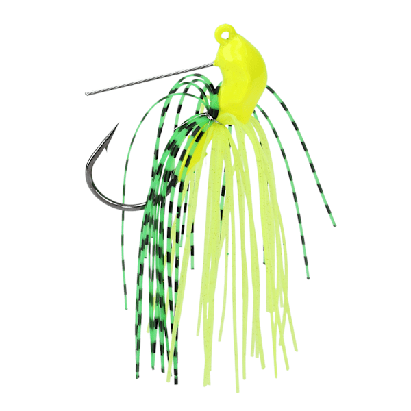 Pilblad spinnerbait Anti hengende bunnfiske lokke spinner agn for fersk havabbor Gul