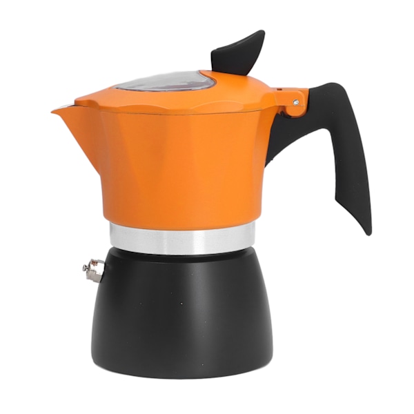 Kaffebrenner 150ML Klassisk Italiensk Stil Dobbel Farge Aluminium Moka Komfyr Kaffebrenner for Reise Hjemmekontor