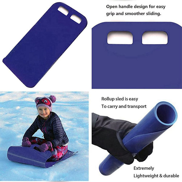 Sandrutschbana Vinter Snow Sled Glidbräda Bärbar lätt sandfilt
