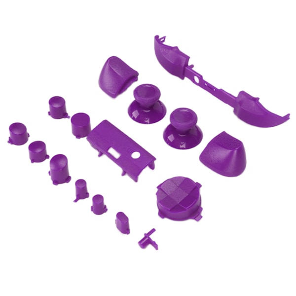 Komplett knappesett for spillkontroller, erstatningshåndtak, tilbehørssett for Xbox Series X - Lilla