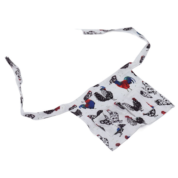 Äggsamlingsförkläde 3 fickor Hands Free Äggsamling Hållande Förkläde för Barn Anka Gåsägg Stil 2