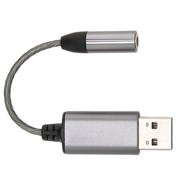 USB-sovitin 2 in 1 Laaja yhteensopivuus Älykäs siru Kompakti Kestävä Helppokäyttöinen USB - Aux-kaapeli kotiin ja toimistoon
