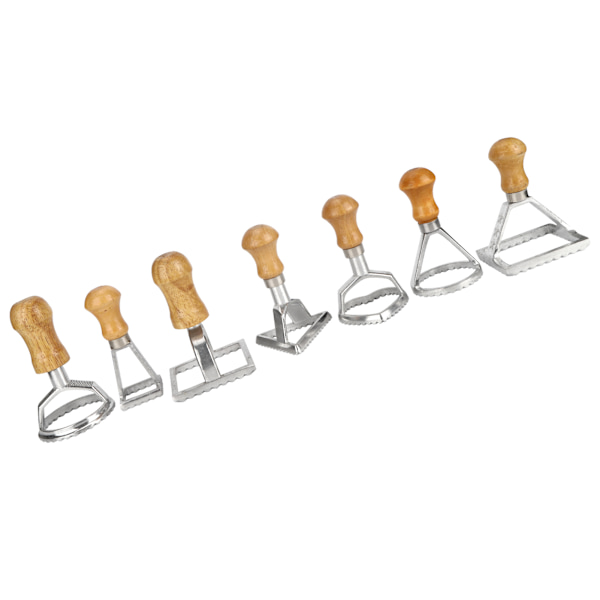 7PCS/Set Dumplingsformar DIY Kakor Kakor Bakverk Pasta Stämpel Press Skärare Maker Kökstillbehör
