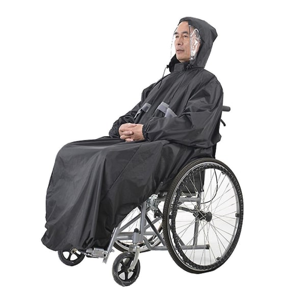 Vanntett rullestol med elastisk passform og strikkede mansjetter