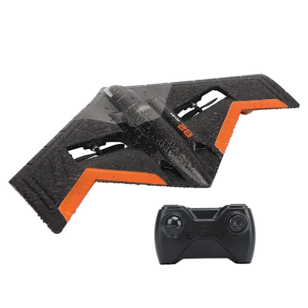 2,4 GHz RC Glider Flygplanmodell Kollisionssäker Glidande Fjärrstyrd Flygplan Leksak för Barn Orange 1 Batteri