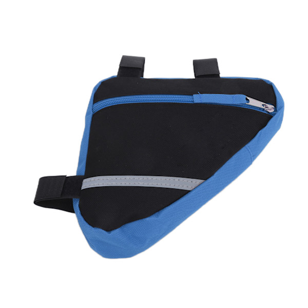 Cykeltrekanttaske Holdbar Multifunktionel Cykeltaske Nylon Cykeltilbehør til Udendørs Cykling Blå
