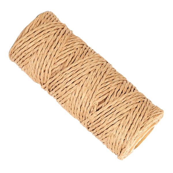 Papperssnöre 1,5 mm 100 m gör-det-själv gör attraktiva dekorativa bärbara tvinnade pappersband för hantverksförpackningar