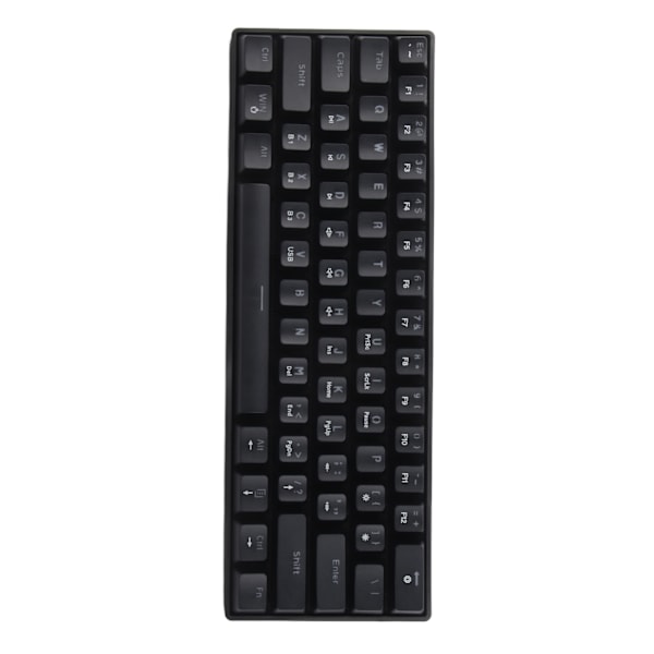 Mekaniskt tangentbord 61 tangenter Dual Mode Färg Bakgrundsbelyst Gaming Universella Datortillbehör