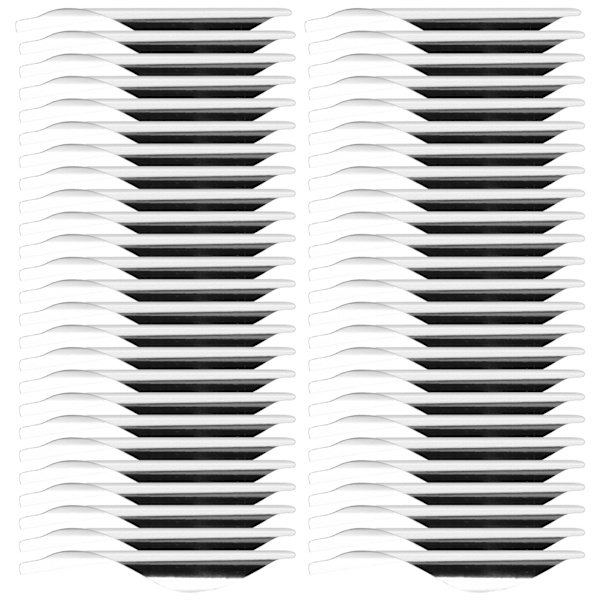 50 stk. 2,4 tommer pilevinger DIY spiralfjervinge Konkurrerende bue buet buetilbehør argent