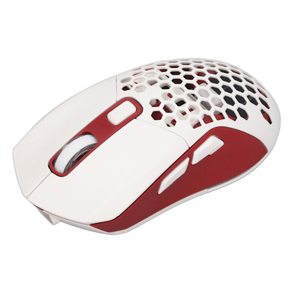 Langaton hiiri 2.4G tai BT5.1, säädettävä DPI koverrettu RGB-taustavalaistu Plug and Play -pelihiiri pelitoimistoon Study Valkoinen Punainen