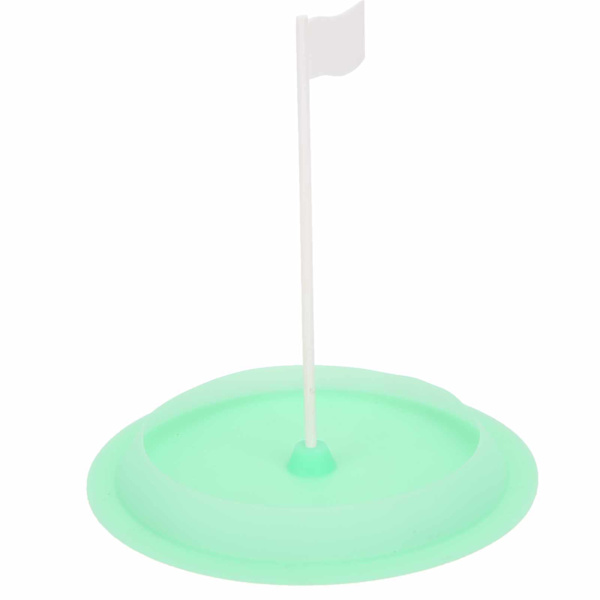 Golf Putter Practice Silikon Disc Hole Putting Cup inomhus med Plast Target Flagga