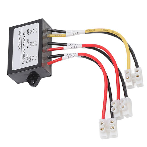 MPPT solcellelader 150W 10A fotosensitiv nattlastutgang solcellepanelkontroller for gatelys 14,6V